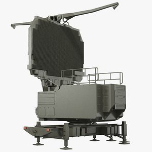 Long Range Surveillance Radar TOMBSTONE 64N6 Rigged