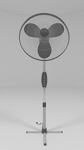 oscillating pedestal fan 3D