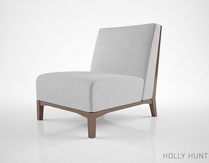 holly hunt io chair 3d model