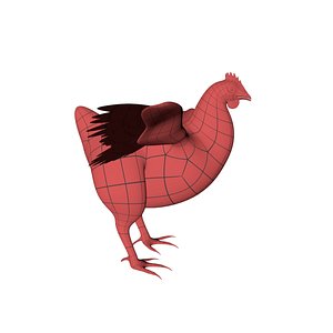 base mesh hen c4d