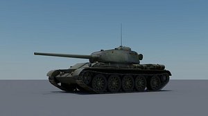 t-44 soviet tank 3D model