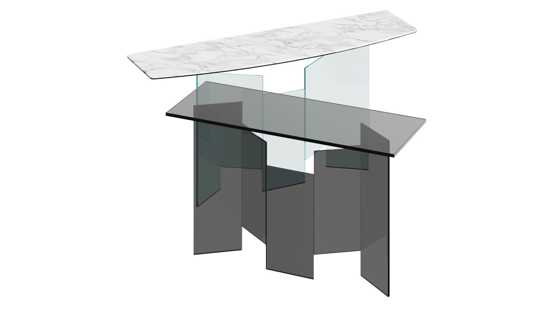 3D Model Tonelli Design Metropolis Console Tables - TurboSquid 2642214
