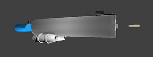 handheld rocket launcher 3D model