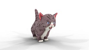 Fur Cute Cat kitten Cartoon