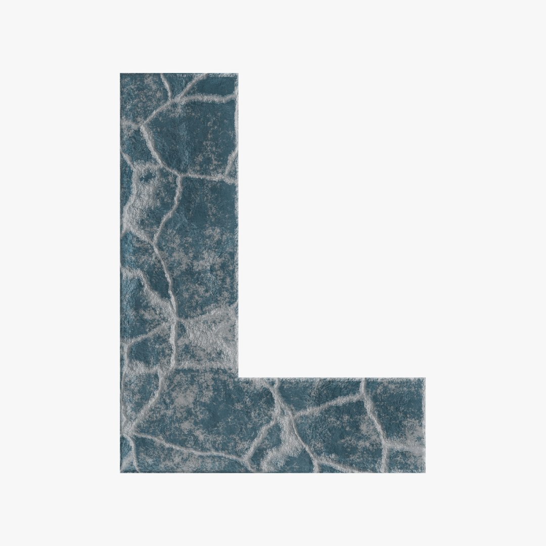 3D Ice Letters model https://p.turbosquid.com/ts-thumb/OR/IPrSmG/1R/l/png/1707977476/1920x1080/fit_q87/d415bbaccd21e4657065a1542726726618a02e67/l.jpg