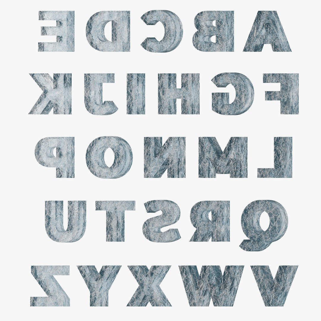 3D Ice Letters model https://p.turbosquid.com/ts-thumb/OR/IPrSmG/kq/z0043/png/1707977421/1920x1080/fit_q87/860a736a9bce5c548758c701f65e0b59dfbb9359/z0043.jpg