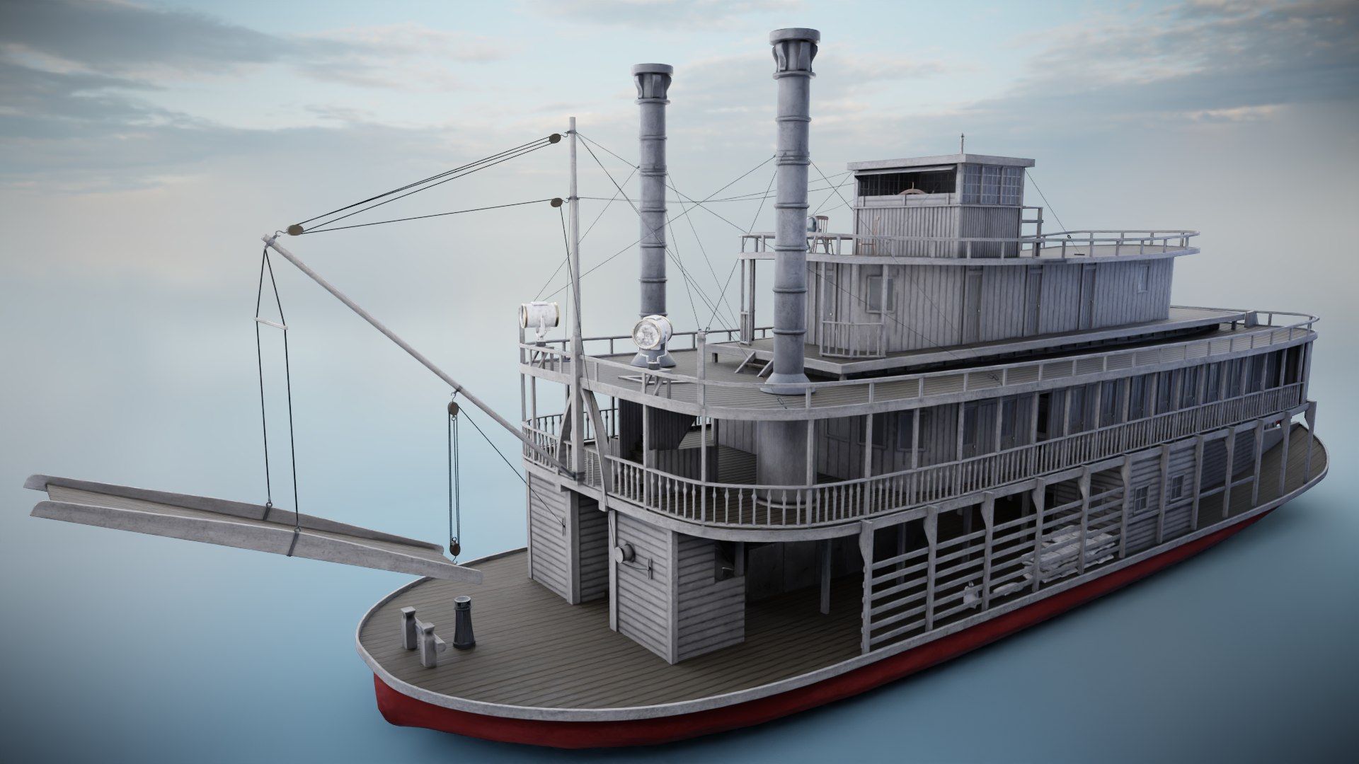 Steamboat 3D - TurboSquid 2137772