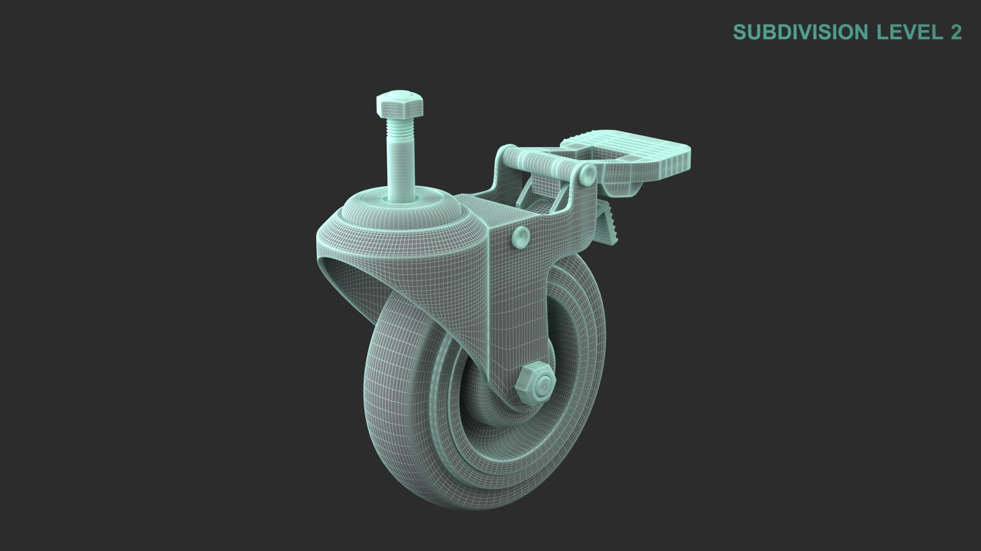 3D Caster Wheel model https://p.turbosquid.com/ts-thumb/OR/LIQGNE/MF/wireframe0003/jpg/1706773639/1920x1080/fit_q87/fa983e3b2c0f548100c22e7c592c0ddbe14b0588/wireframe0003.jpg