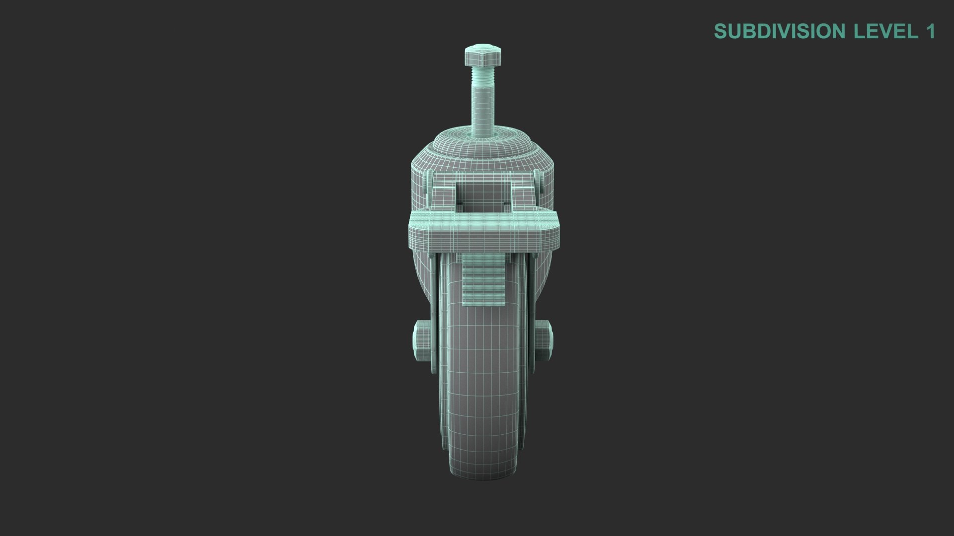 3D Caster Wheel model https://p.turbosquid.com/ts-thumb/OR/LIQGNE/fp/wireframe0005/jpg/1706773640/1920x1080/fit_q87/4ce8abb145e7345bfecf7942ff098a9721f2c67e/wireframe0005.jpg
