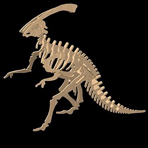 puzzle dinosaur 3d model
