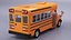 3d small school bus model