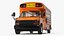 3d small school bus model