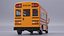 3d small school bus model