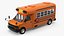 3d small school bus model