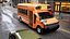 3d small school bus model