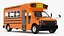 3d small school bus model
