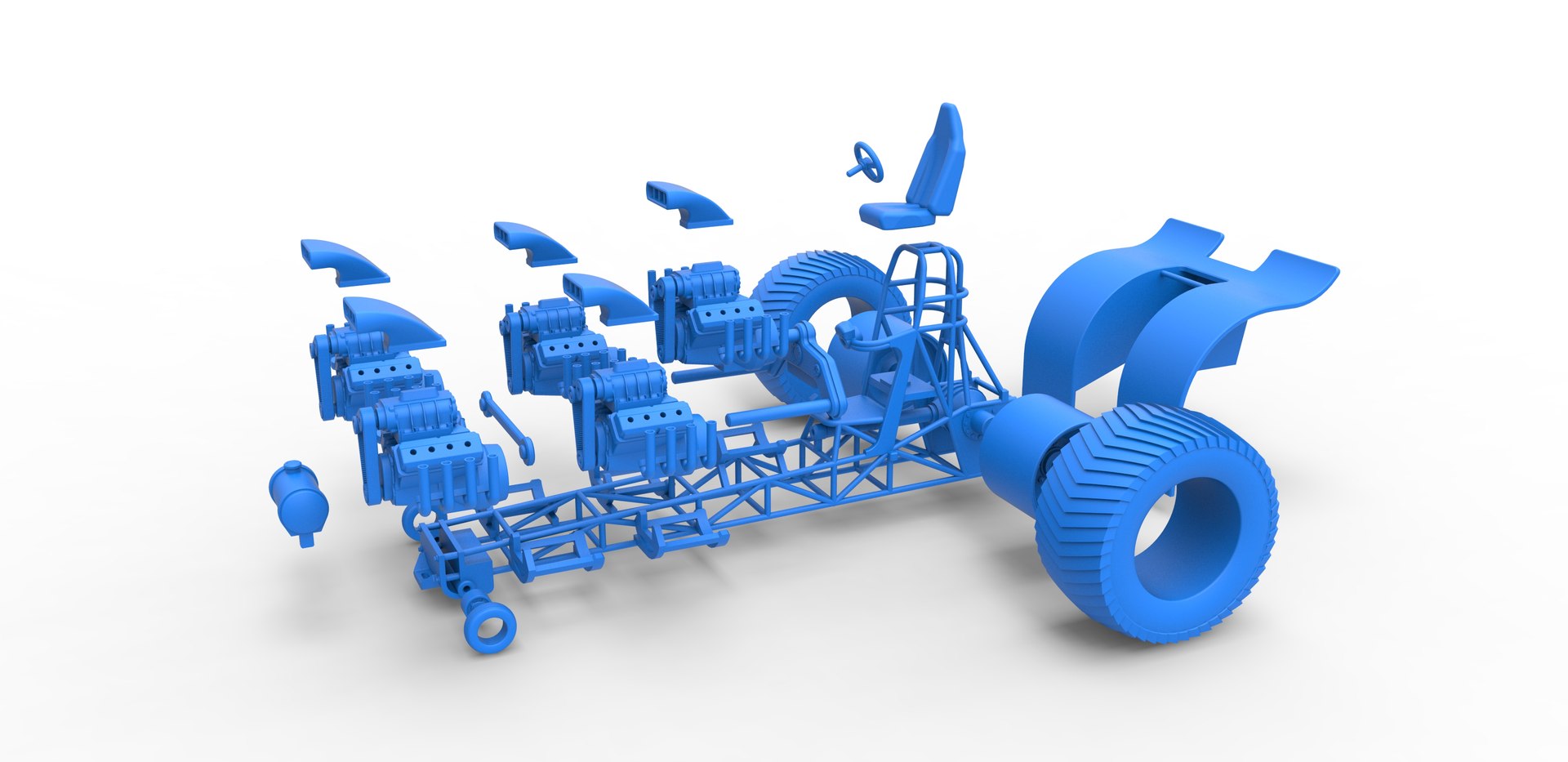 3D Diecast Pulling tractor with 5 engines V8 Scale 1 to 25 https://p.turbosquid.com/ts-thumb/OR/QnfJbB/Du/63/jpg/1655110217/1920x1080/fit_q87/8c684338e3e7fe2c285a65e5cf03fce072599d62/63.jpg