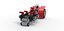 Pulling tractor with 5 engines V8 Scale 1 to 25