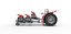 Pulling tractor with 5 engines V8 Scale 1 to 25