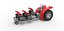 Pulling tractor with 5 engines V8 Scale 1 to 25