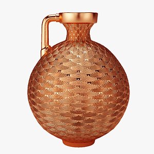 copper jug interior 3d 3ds