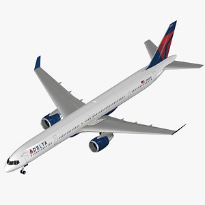 airliner boeing 757-300 delta 3d max