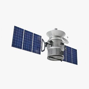 Communication Satellite 3D model