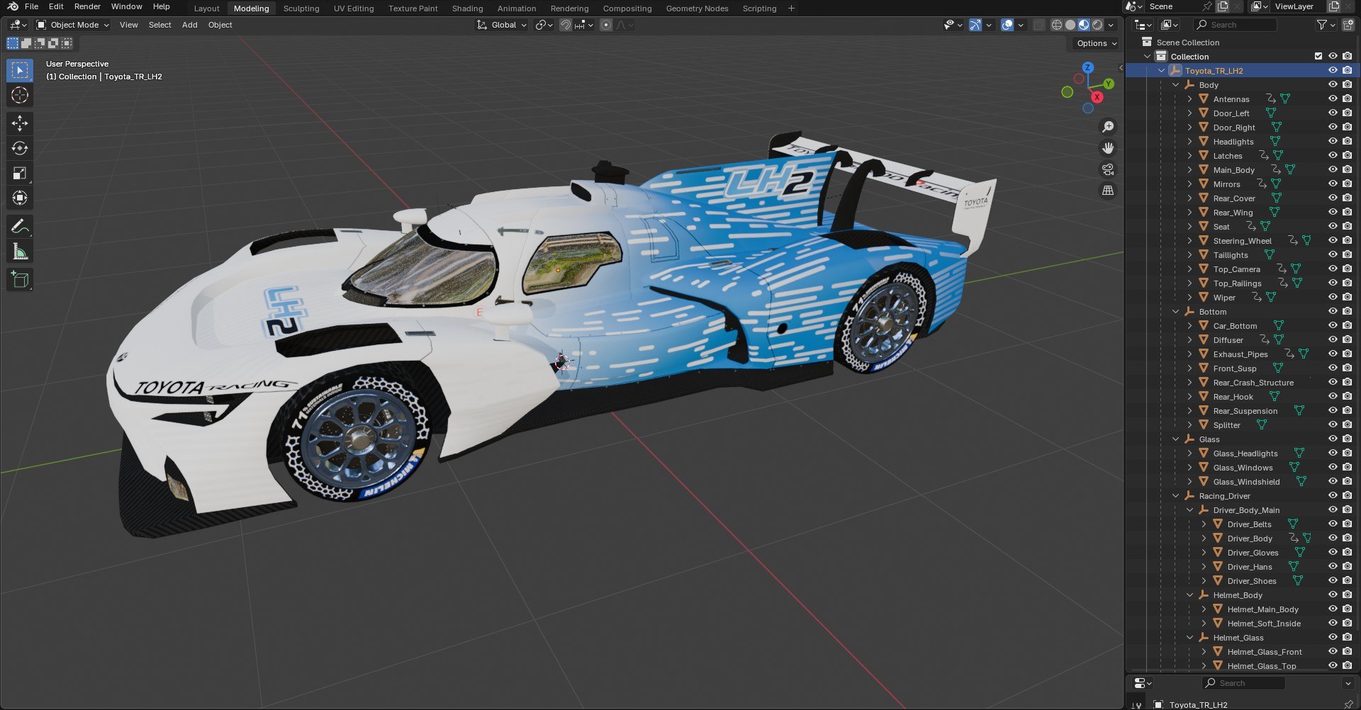 Toyota TR LH2 Hydrogen 2026 WEC H2 Hypercar 3D model https://p.turbosquid.com/ts-thumb/OR/V72ghL/a3/in_blender/jpg/1783535707/1920x1080/fit_q87/b94151bcbb696349668912c93d9247d40ec50915/in_blender.jpg