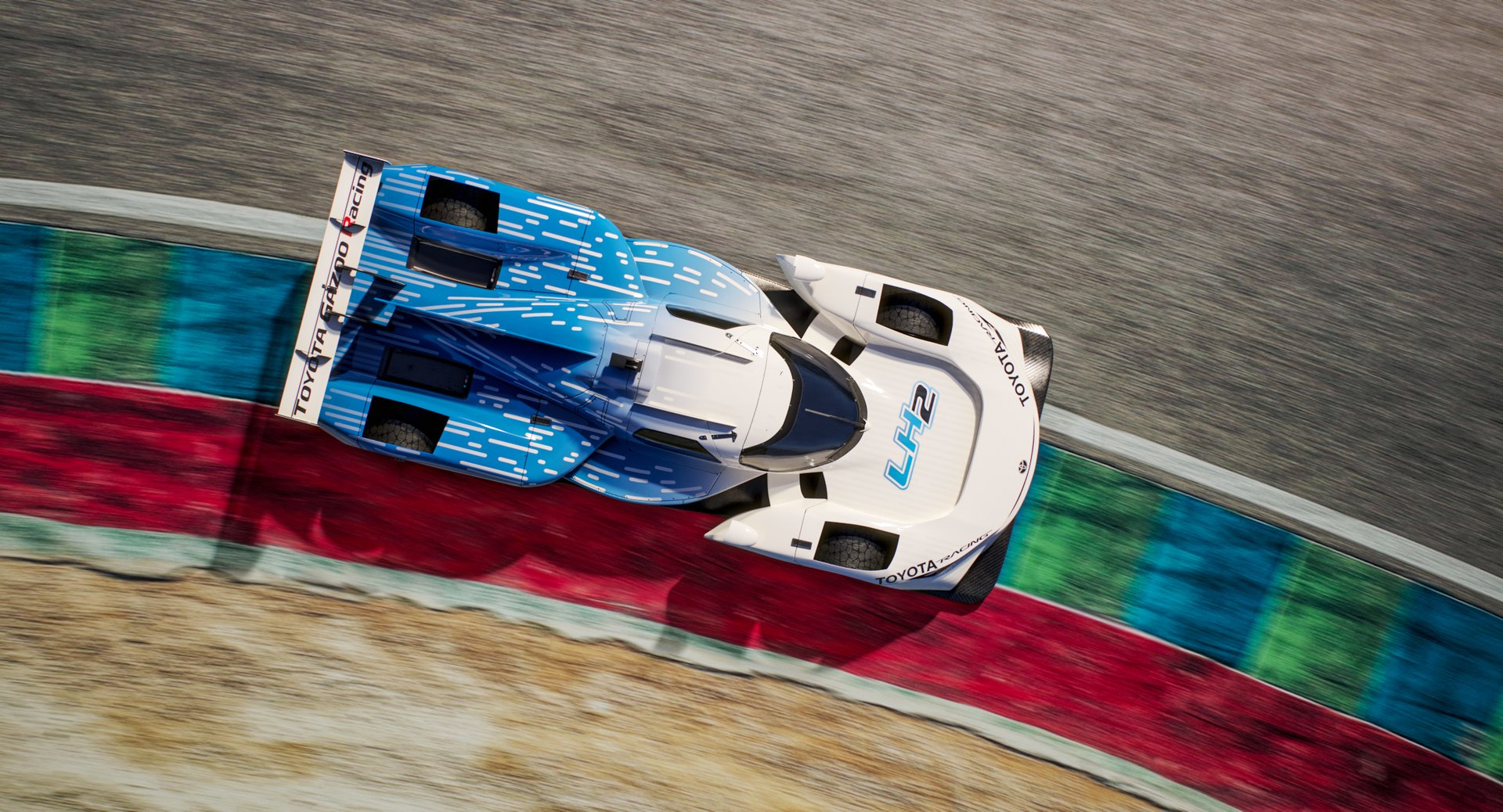 Toyota TR LH2 Hydrogen 2026 WEC H2 Hypercar 3D model https://p.turbosquid.com/ts-thumb/OR/V72ghL/j3/screenshot_camera08/jpg/1789728997/1920x1080/fit_q87/d365103cf8f277ebbb3f7f26b5160303c2c9166a/screenshot_camera08.jpg