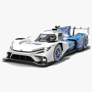 Toyota TR LH2 Hydrogen 2026 WEC H2 Hypercar 3D model