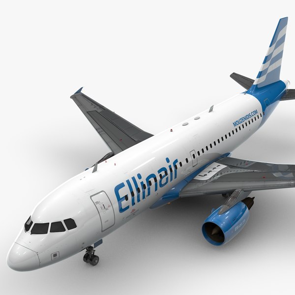 3D Airbus A319-100 ELLINAIR L1465