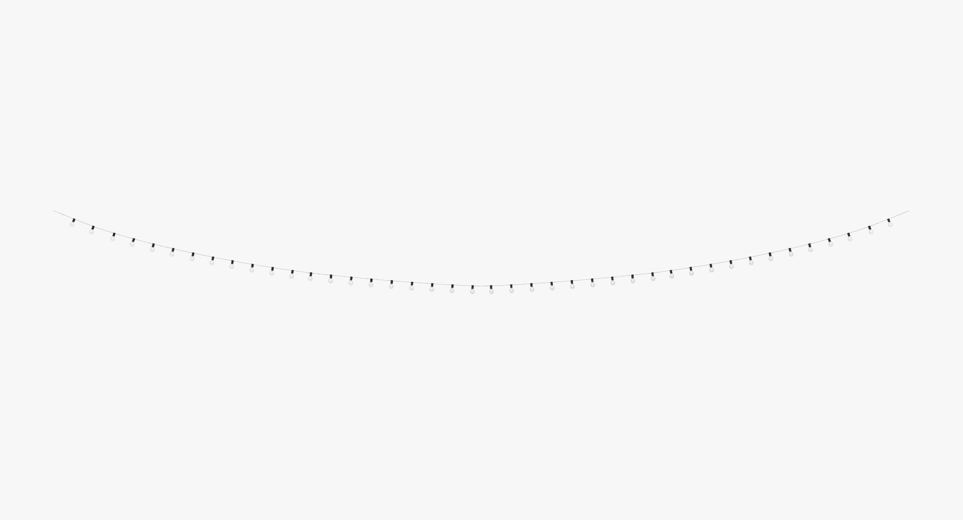 3d Model Of String Lights 03