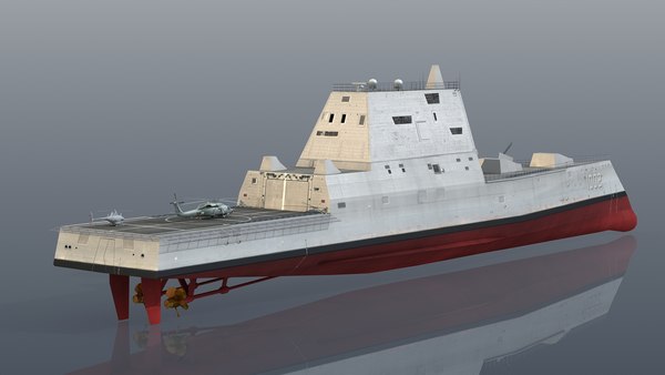 USS LYNDON B. JOHNSON DDG 1002 Zumwalt class model - TurboSquid 1830193