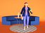 Cartoon sister Katong Aunt cartoon woman puppet woman personality custom cartoon style business UI c