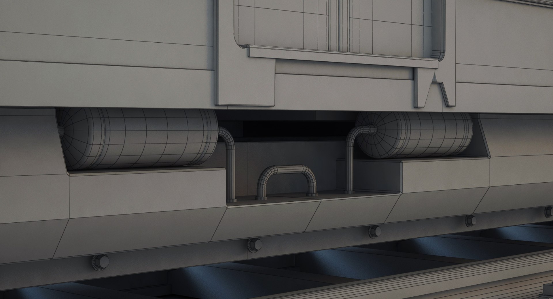 New York R62 Subway Train 3d Model