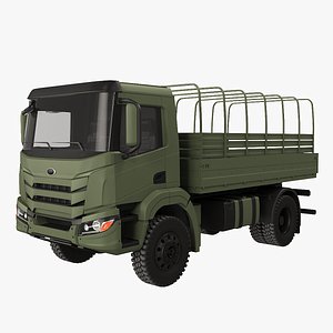 3D Generic Military Truck