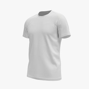 3D Realistic Worn T-shirt Male Body Shape