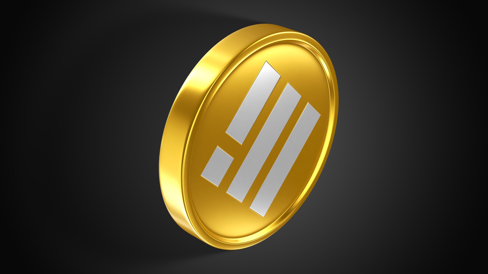 3D BUSD GOLD COIN Model - TurboSquid 2047449