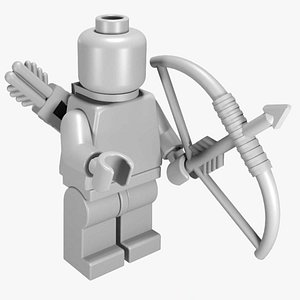 Lego Toy Bow And Arrow Includes Minifigure 3D