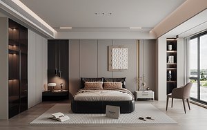 3D Modern bedroom