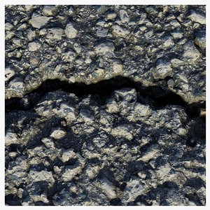 3D model roadcrackcamp01