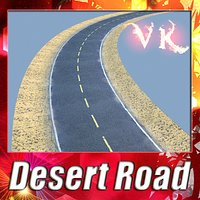 Desert Road - Model and High resolution Texture