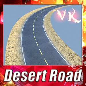 Desert Road - Model and High resolution Texture