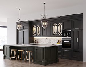 classic kitchen 2 3D