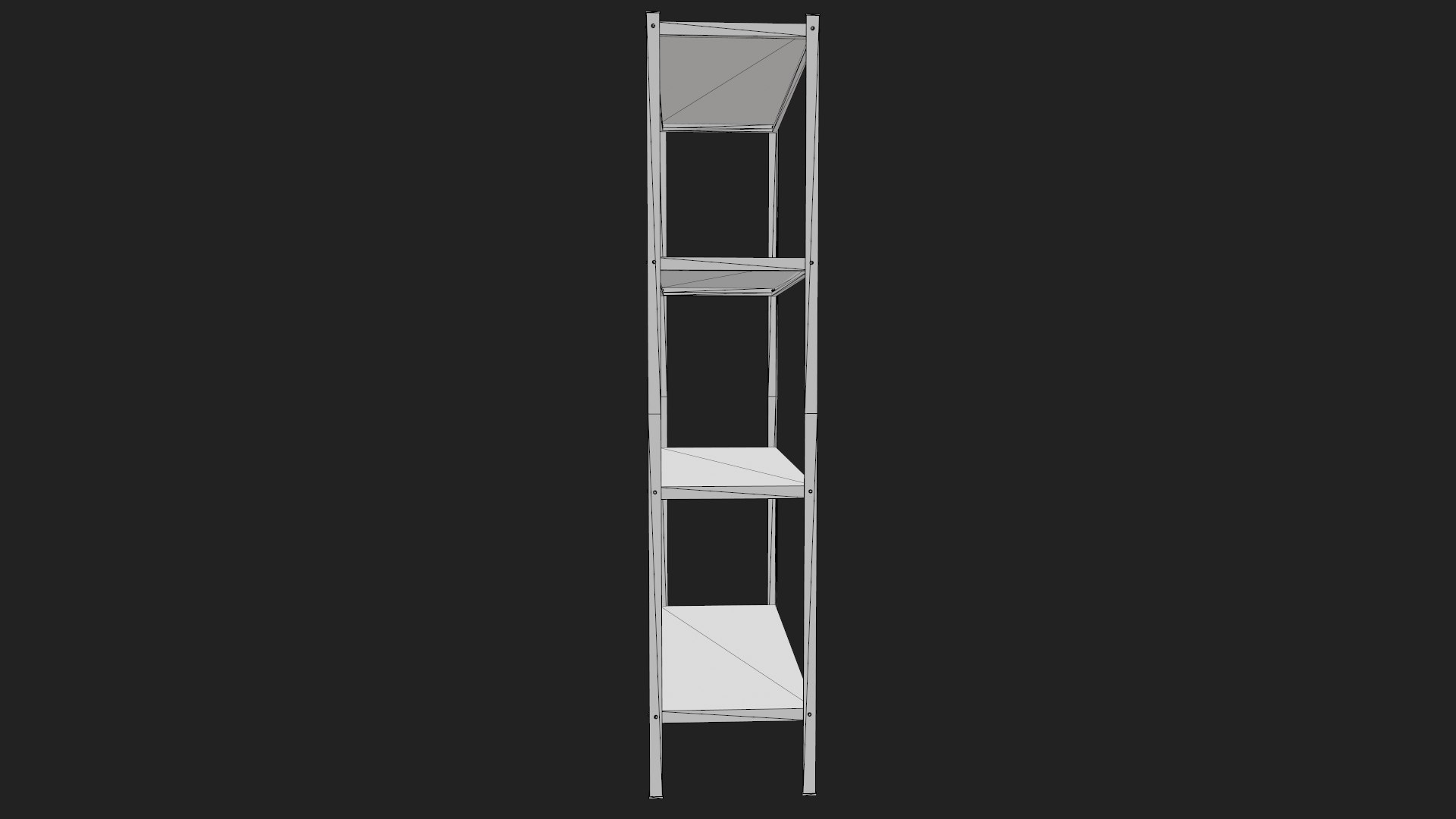 Low-poly Metal Rack 3D - TurboSquid 1619600