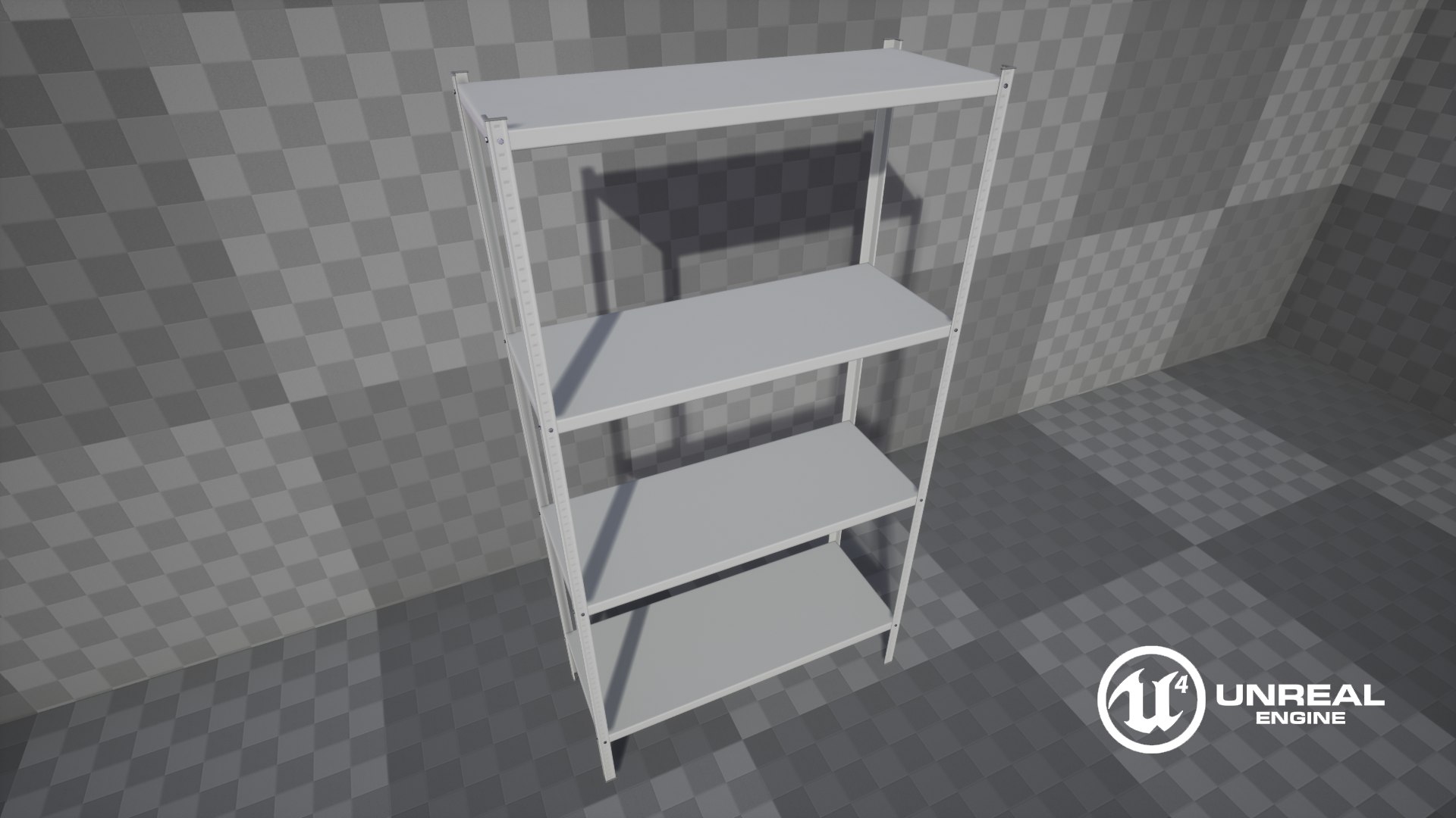 Low-poly Metal Rack 3D - TurboSquid 1619600