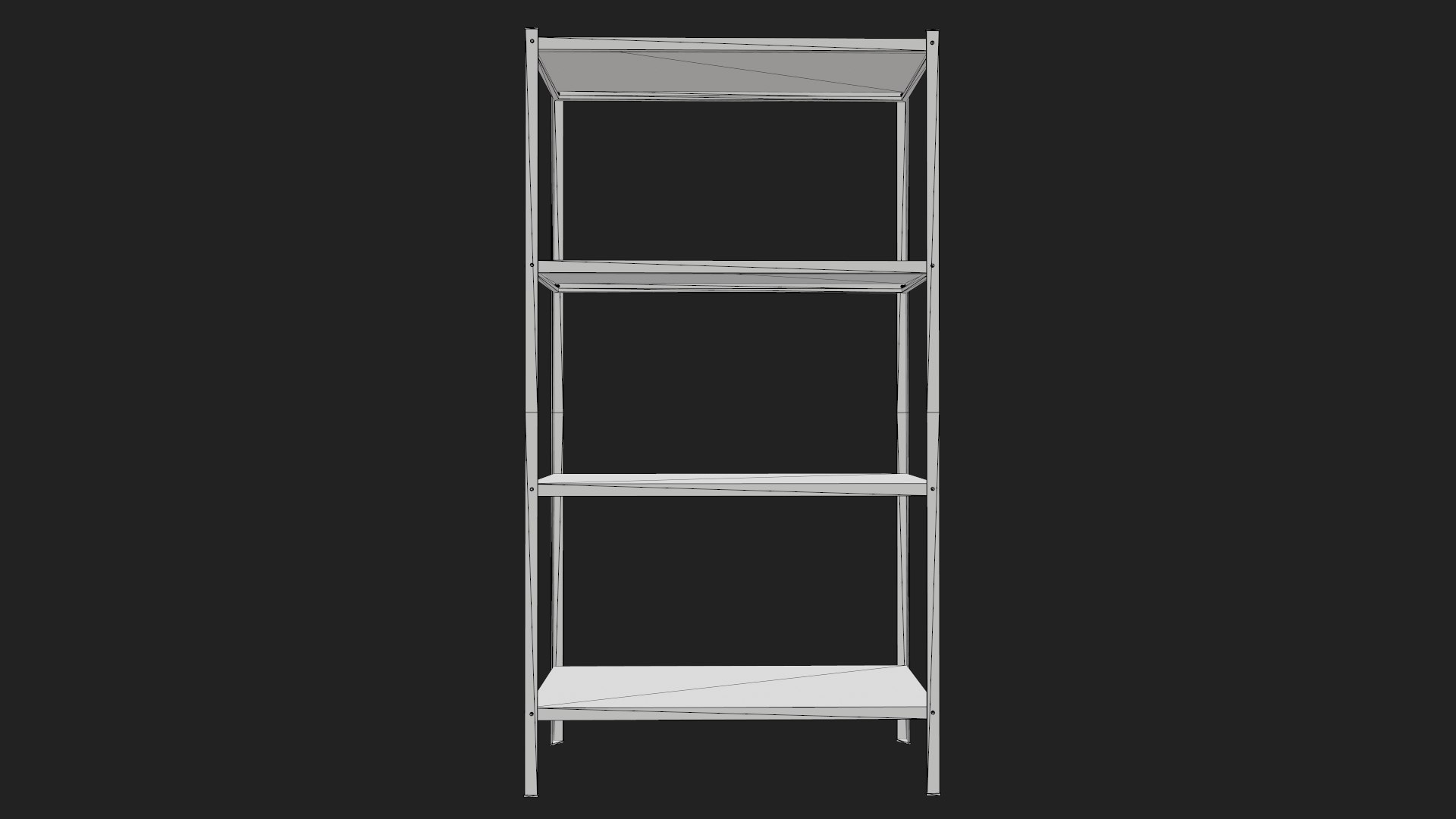 Low-poly Metal Rack 3D - TurboSquid 1619600