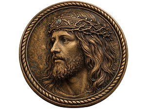 Jesus Medallion - 3D Print model