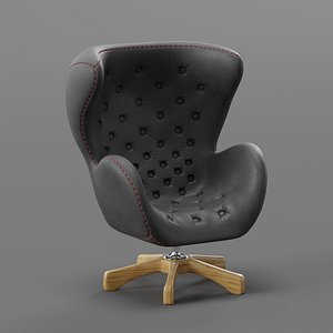 Leather chair 3D