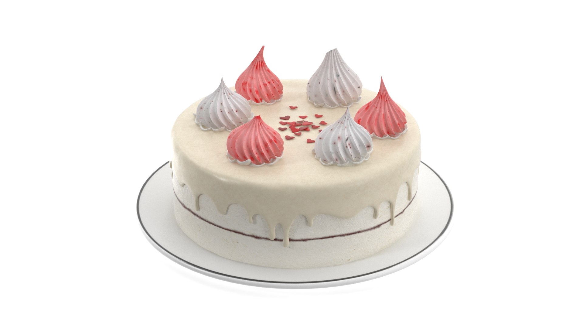 Ice Cream Cake - CG inspiration - 3DModels.org